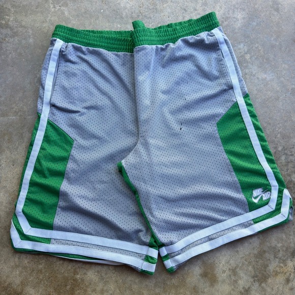 Nike Air Force Other - Vintage 2000s Nike Air Basketball Shorts Y2K Mesh Gray Green XXL (g4a)